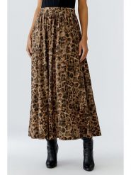 Oui Spódnica w kolorze szaro-karmelowym rozmiar: 36. Brązowe spódnice Oui, bez wzorów, maxi. Za 225.70 zł.