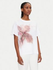 Marciano Guess T-Shirt Ss tshirt kim Biały Regular Fit. Białe t-shirty Marciano Guess, xs, z aplikacjami, z syntetyku, bez kołnierzyka, bez ramiączek. Za 259.99 zł.