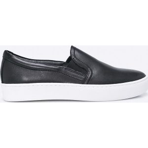 Vagabond - Tenisówki Zoe. Czarne trampki Vagabond, bez wzorów, z gumy, bez zapięcia. W wyprzedaży za 299.90 zł.