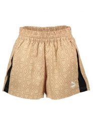 Puma Szorty "T7 Trend 7etter" w kolorze beżowo-złotym rozmiar: XL. Brązowe szorty Puma, bez wzorów. Za 149.66 zł.