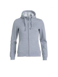 Clique Basic Hoody Full Zip Women – bluza z kapturem szary melanż. Szare bluzy sportowe CLIQUE, xl, bez wzorów, z bawełny, z kapturem. Za 187.03 zł.
