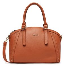 Torebka DeeZee. Brązowe torebki klasyczne DeeZee, bez wzorów, bez dodatków. Za 149.99 zł.