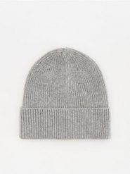 Czapka z wełny merino - szary. Szare czapki Reserved, bez wzorów, z wełny. Za 89.99 zł.