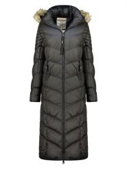 Canadian Peak Płaszcz zimowy "Capucineak" w kolorze czarnym rozmiar: XL. Czarne płaszcze Canadian Peak, na zimę, xl, bez wzorów, z puchu, bez kaptura. Za 252.34 zł.