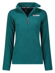 Canadian Peak Bluza polarowa "Tugeak" w kolorze ciemnozielonym rozmiar: M. Zielone bluzy Canadian Peak, m, bez wzorów, z materiału, bez kaptura. Za 65.99 zł.
