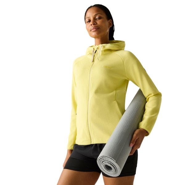 Bluza Polarowa Damska Nayna. Żółte bluzy Regatta, xl, bez wzorów, z materiału, z kapturem. Za 216.99 zł.