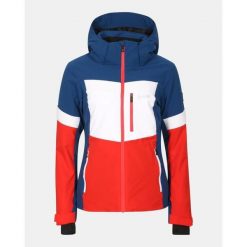 Damska kurtka narciarska Kilpi VALERA-W. Czerwone kurtki narciarskie Kilpi, bez wzorów, bez kaptura, narciarskie. Za 920.99 zł.