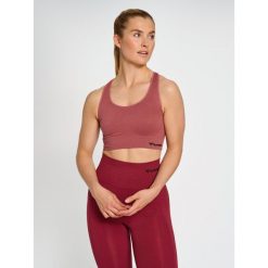 Bezszwowy biustonosz dla kobiet Hummel Tif Sports. Czerwone bielizna sportowa Hummel, xs, bez wzorów. Za 128.00 zł.
