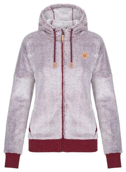 Damska bluza Loap Chara różowa. Czerwone bluzy Scarpa, na zimę, s, z aplikacjami, z dzianiny, z kapturem. Za 95.24 zł.