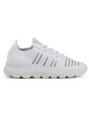 Geox Sneakersy "Spherica" w kolorze białym rozmiar: 39. Białe trampki Geox, bez wzorów, bez zapięcia. Za 250.94 zł.