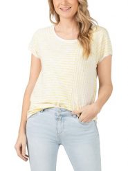 Timezone Koszulka w kolorze żółto-białym rozmiar: W31. Żółte bluzki Timezone, bez wzorów, z bawełny, bez kołnierzyka, bez ramiączek. Za 69.99 zł.