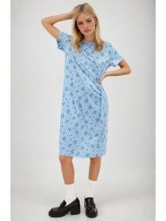 Monki Sukienka w kolorze błękitnym rozmiar: M. Niebieskie sukienki Monki, na co dzień, m, bez wzorów, bez kołnierzyka, bez ramiączek, midi, proste. Za 73.95 zł.