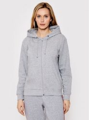 Brave Soul Bluza LSS-69AMALI Szary Regular Fit. Szare bluzy Brave Soul, xs, bez wzorów, z bawełny, bez kaptura. Za 39.99 zł.