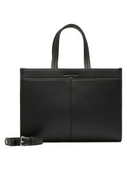 Liebeskind Berlin Skórzana torebka w kolorze czarnym - 35 x 25 x 14 cm rozmiar: onesize. Czarne torebki klasyczne Liebeskind Berlin, bez wzorów, z materiału, przez ramię, bez dodatków. Za 539.95 zł.