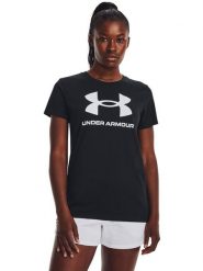 Under Armour Koszulka "Rival" w kolorze czarnym rozmiar: XL. Czarne bluzki Under Armour, xl, bez wzorów, bez kołnierzyka, bez ramiączek. Za 70.74 zł.