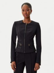 Elisabetta Franchi Marynarka GI-173-56E2-V680 Czarny Regular Fit. Czarne marynarki i żakiety Elisabetta Franchi, bez wzorów, z syntetyku. Za 2,949.00 zł.