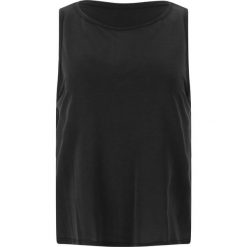 Koszulka do jogi Athlecia Haze - komfortowa, luźny krój. Czarne koszulki sportowe Athlecia, bez wzorów, z poliesteru, bez ramiączek, na jogę i pilates. Za 129.99 zł.
