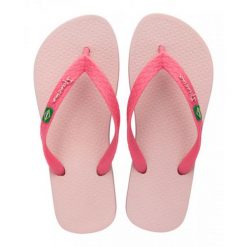 Japonki basenowe damskie Ipanema Clas Brasil II. Czerwone klapki Ipanema, bez wzorów, z materiału, bez obcasa. Za 62.99 zł.