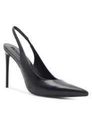 Nine West Sandały AYANA ZL22045-1CC Czarny. Czarne sandały Nine West, bez wzorów, z syntetyku, bez obcasa, na szpilce, bez zapięcia. Za 139.99 zł.