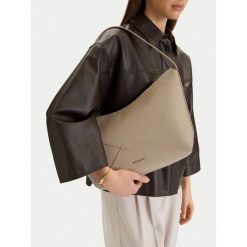 Torebka GINO ROSSI. Szare torebki klasyczne Gino Rossi, bez wzorów, bez dodatków. Za 199.99 zł.