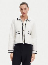Barbour Kardigan LKN1621WH71 Écru Regular Fit. Kardigany Barbour, bez wzorów, z bawełny. Za 369.99 zł.