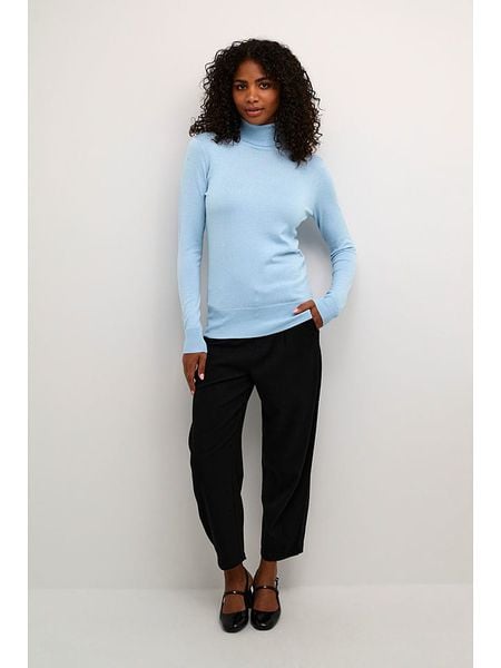 Kaffe Golf "Astrid" w kolorze błękitnym rozmiar: XL. Niebieskie golfy Kaffe, xl, bez wzorów, bez ramiączek. Za 74.28 zł.