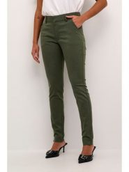 Kaffe Spodnie chino "Lea" w kolorze khaki rozmiar: 44. Brązowe spodnie materiałowe Kaffe, bez wzorów. Za 141.52 zł.
