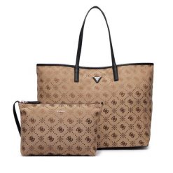 Torebka Guess. Brązowe shopper Guess, z aplikacjami, bez dodatków. Za 714.99 zł.