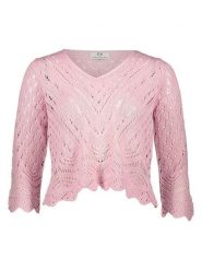 JDY Sweter "New Sun" w kolorze jasnoróżowym rozmiar: S. Różowe swetry JDY, s, bez wzorów, bez ramiączek. Za 79.40 zł.