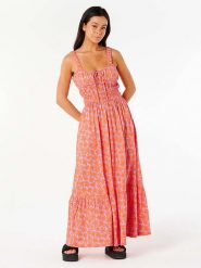 Rip Curl Sukienka "Neon Isles" w kolorze różowym rozmiar: S. Różowe sukienki Rip Curl, s, bez wzorów, bez kołnierzyka, bez ramiączek, maxi. Za 153.71 zł.