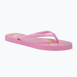 Japonki damskie Speedo Flip Flop. Czerwone klapki Speedo, bez wzorów, bez obcasa. Za 73.99 zł.