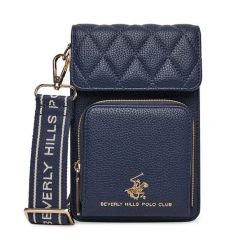 Torebka Beverly Hills Polo Club. Niebieskie listonoszki Beverly Hills Polo Club, bez wzorów, bez dodatków. Za 79.99 zł.
