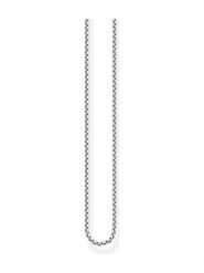 Thomas Sabo Srebrny naszyjnik - dł. 90 cm rozmiar: 80 cm. Szare naszyjniki Thomas Sabo, srebrne. Za 115.95 zł.
