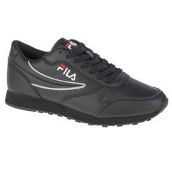Buty sportowe Sneakersy damskie, Fila Orbit Low Wmn. Czarne obuwie sportowe Fila, bez zapięcia, trekkingowe. W wyprzedaży za 182.35 zł.