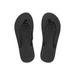 Japonki basenowe damskie Flip Flop Glitter. Czarne klapki Flip Flop, bez wzorów, bez obcasa. Za 71.00 zł.
