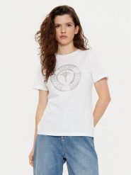 JOOP! T-Shirt 58 10018228 30042942 Biały Slim Fit. Białe t-shirty Joop!, bez wzorów, z bawełny, bez kołnierzyka, bez ramiączek. Za 329.99 zł.