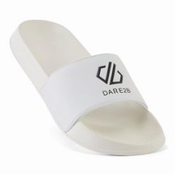 Klapki damskie Dare 2B Arch. Białe klapki Dare 2b, bez wzorów, z materiału, bez obcasa. Za 128.50 zł.
