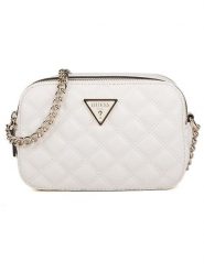 Guess Torebka w kolorze białym - 20 x 13 x 8 cm rozmiar: onesize. Białe torby na ramię Guess, z aplikacjami, z materiału, na ramię, bez dodatków. Za 422.66 zł.