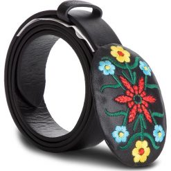 Pasek Damski DESIGUAL - 19SARP12 2000. Czarne paski Desigual, bez wzorów, ze skóry ekologicznej. W wyprzedaży za 129.00 zł.