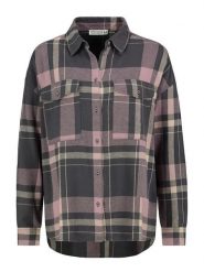 Stitch & Soul Koszula w kolorze antracytowo-fioletowym rozmiar: XL. Czarne koszule Stitch & Soul, xl, bez wzorów, z bawełny, bez kołnierzyka, bez ramiączek. Za 86.99 zł.