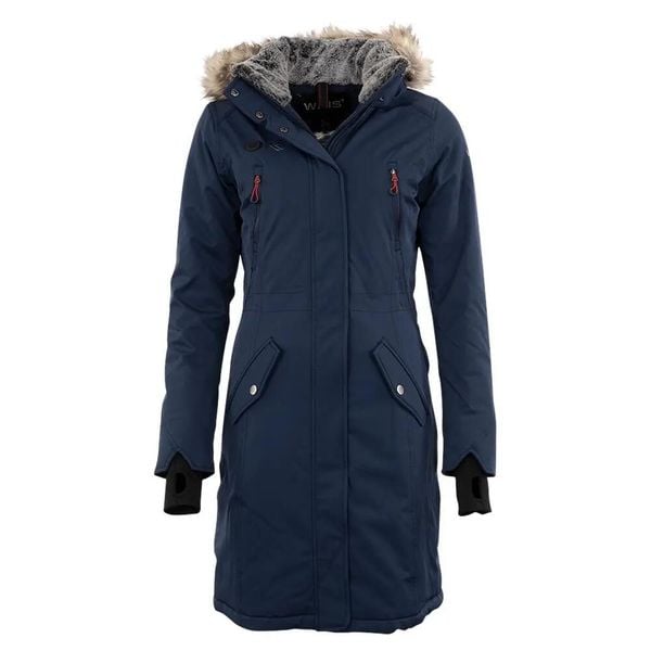 Wodoodporna parka dla kobiet Whis Coach. Niebieskie parki WHIS, na zimę, l, z elastanu, bez kaptura. Za 1,307.00 zł.