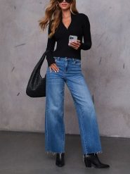 LA Angels Sweter w kolorze czarnym rozmiar: XL. Czarne swetry LA Angels, xl, bez wzorów, ze splotem, bez ramiączek. Za 157.35 zł.