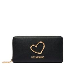 Portfel LOVE MOSCHINO. Czarne portfele Love Moschino, bez wzorów. Za 489.99 zł.