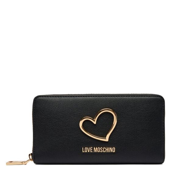 Portfel LOVE MOSCHINO. Czarne portfele Love Moschino, bez wzorów. Za 489.99 zł.