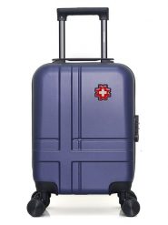 SWISS KOPPER Walizka "Uster" w kolorze granatowym - 32 x 42 x 20 cm rozmiar: onesize. Niebieskie walizki SWISS KOPPER, bez wzorów. Za 108.99 zł.