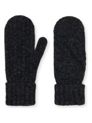 Becksöndergaard Rękawiczki "Mittens" w kolorze antracytowym rozmiar: onesize. Czarne rękawiczki Becksöndergaard, bez wzorów, prążkowane. Za 131.43 zł.