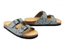 DR. BRINKMANN 500058-07 khaki, klapki damskie. Zielone klapki Dr. Brinkmann, bez wzorów, bez obcasa. Za 164.90 zł.