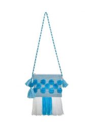 BLE Torebka w kolorze niebieskim - 26 x 23 cm rozmiar: onesize. Niebieskie torby na ramię BLE, z aplikacjami, z materiału, na ramię, bez dodatków. Za 68.95 zł.