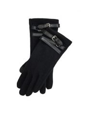 LAUREN RALPH LAUREN Rękawiczki 454P23589001 Czarny. Czarne rękawiczki Lauren Ralph Lauren, bez wzorów, z dzianiny. Za 594.99 zł.