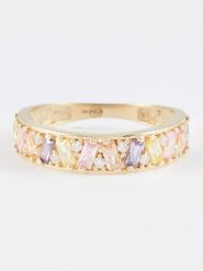 OR ÉCLAT Złoty pierścionek z ametystem, cytrynem i cyrkoniami rozmiar: 56. Żółte pierścionki OR ÉCLAT, z ametystem, złote. Za 1,130.99 zł.